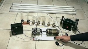 12V dc ac electric motor and old 220V current generator alternator