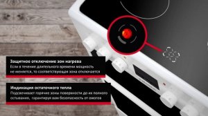 Электрическая плита Hansa FCCW58204 с выдвижными телескопическими направляющими