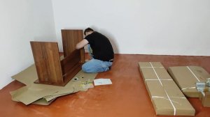 собираю стол письменный модель сп 03