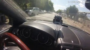 0-100 km/h Porsche Cayenne 4,8 2008г.