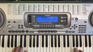 Casio wk3500 sound check
