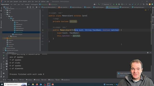 Memory Game 3 Create MemoryCard Class смотреть онлайн