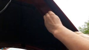 Установка газового упора капота Mazda 3 (BL)