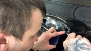 Оклейка Двери. Процесс Оклейки(Укладки) Под Ручками Полиуретановой Плёнкой LLumar Gloss