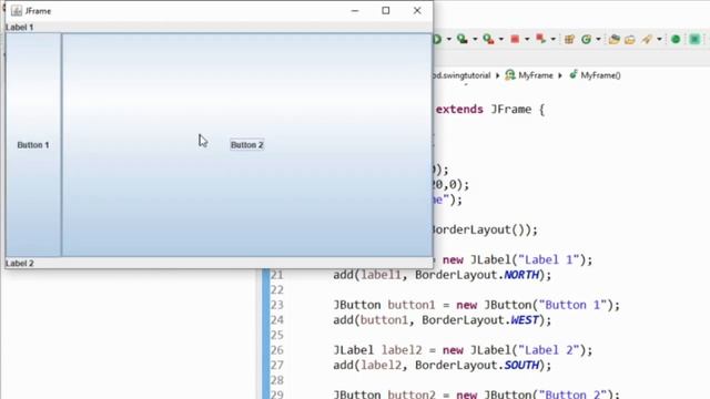 Java Swing layouts смотреть онлайн