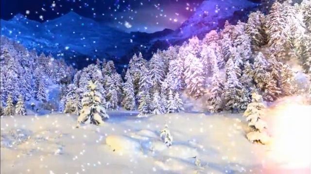 Футаж "Зимняя сказка" смотреть онлайн