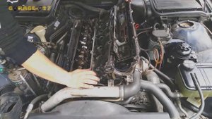 БМВ Е39 525тдс (подмяна гарнитура) / BMW E39 525tds (Replacement gasket, cylinder head cover)