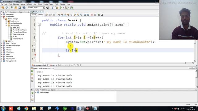 Java Tutorial : break and continue in Java