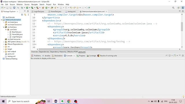 #7 | Run testng.xml using Maven Surefire Plugin | Selenium Java Automation Framework | Malayalam |