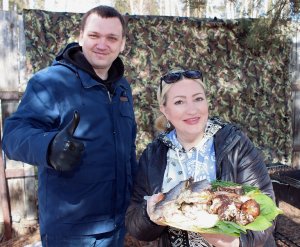 Шашлык | Форель, шампиньоны и томленая скумбрия на мангале| Готовим с ведущей Абрамович Светланой 4K