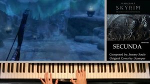 Secunda - Skyrim (Piano Cover)