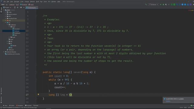 JAVA Задачи. #3. A Rule of Divisibility by 7 смотреть онлайн