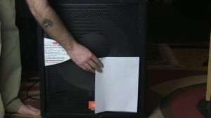JBL JRX118SP Subwoofer Test
