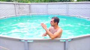 МОЙ РЕЗУЛЬТАТ ИДЕАЛЬНО ЧИСТАЯ ВОДА В БАССЕЙНЕ INTEX ВОДА ПОСЛЕ ЗИМЫ