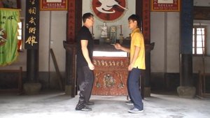 Для начинающих в Белом журавле-наработка парной работы( два упражнения) Китай ,Юнчунь 2011г.