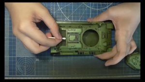 Сборка модели танка Т 34 76 УЗТМ от Звезды. Часть 5