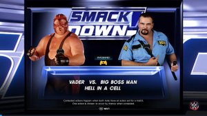 SmackDown - WWE 2k23 - Vader vs Big Bossman - Hell in a Cell