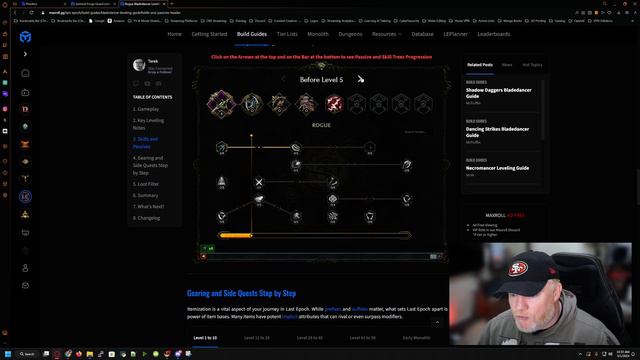 Last Epoch - Understanding Maxroll Leveling & Build Guides