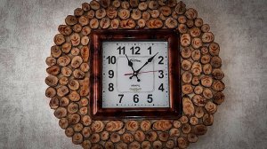Деревенский DIY.  Дизайнерские настенные часы своими руками