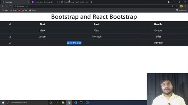 React Bootstrap | Bootstrap and React Bootstrap Together | Avoid Collapse Between BS and React BS