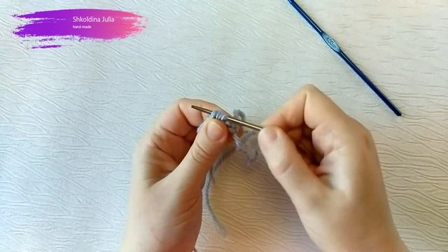 Вяжем шаль "Maori" спицами, для начинающих, подробно. Часть 1. Вязание ленточки (начало). смотреть онлайн