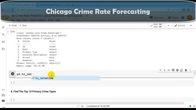 17. Project 12 : Crime Rate Forecasting | Time Series Forecasting | Machine Learning Projects