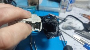 Замок стиральной машинки LG. С 4 контактами (четырех контактный). EBF49827803