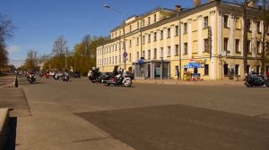 Мотопарад в Кронштадте в день города - 20.05.17