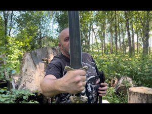 Меч Каролинг из Дамасской стали!