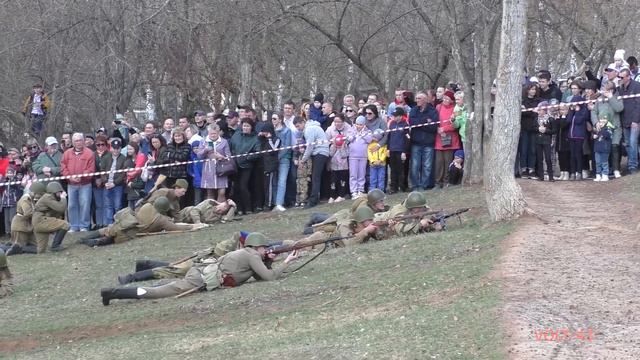 Вятские Поляны 2ч. Военно-историческая реконструкция "Один бой из 45 " 2 часть.