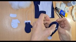 3 идеи игрушек на елку из фетра своими руками. Мастер класс. + Шаблоны.