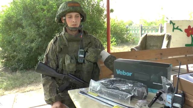 111 полк на Николаевском направлении получил военное имущество, необходимое для успешной работы на ф