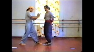 Вин чун, kung fu. JKD тренировка стойки и передвижений. 1990 год