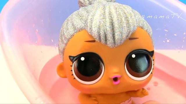 РАСТВОРЯЕМ РОЗУ И ШАРИК Купаем Куклы Пупсики #ЛОЛ Сюрприз Игрушки Для детей 108мама тиви смотреть онлайн