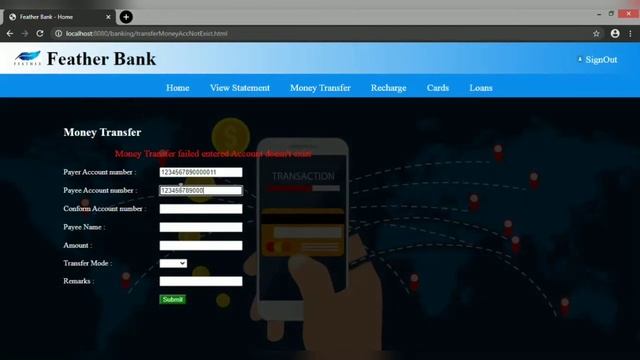 Java Full Stack Project - Internet Banking