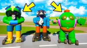 БИТВА ЛЕГЕНДАРНЫХ ЛЕГО БРАВЛЕРОВ! КТО САМЫЙ СИЛЬНЫЙ? ЛЕГО БРАВЛ СТАРС В БРИК РИГС (Brick Rigs)