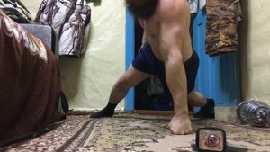 Отжимание на одной руке по 100 раз общее количество 200 раз за 12 минут!