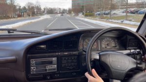 1991 Toyota Land Cruiser HDJ81 JDM RHD VX limited- Driving video