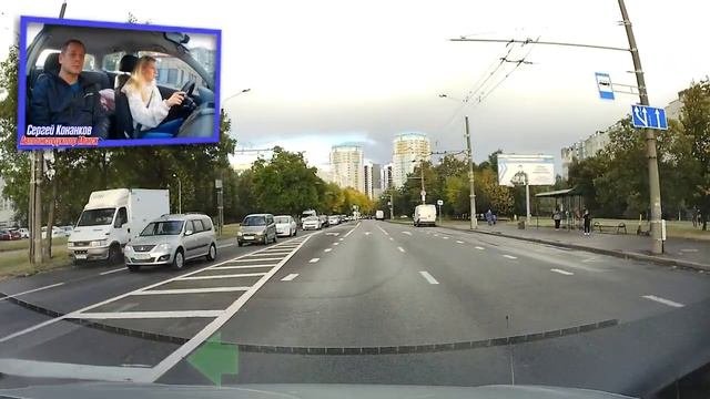 Вождение перед экзаменом в ГАИ по Маршруту ГАИ Семашко