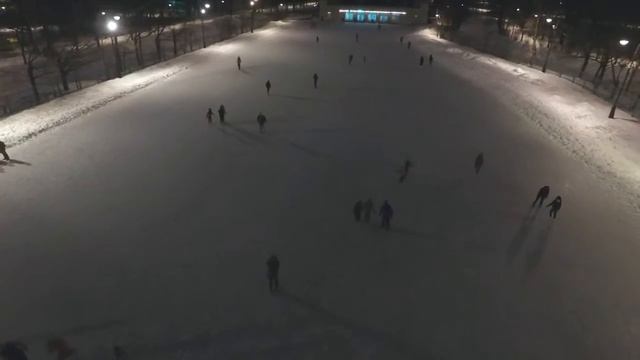 Каток в Парке Победы смотреть онлайн