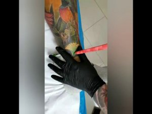 Tattoo by hands (Tebori, Hand tapping)