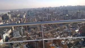Вид на город с самого высокого здания в Самаре