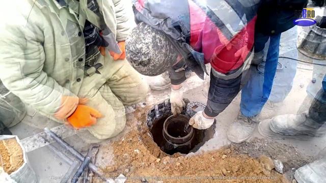 Монтаж ковера КЧВ-В (D 400). Продукция компании АББРО. смотреть онлайн