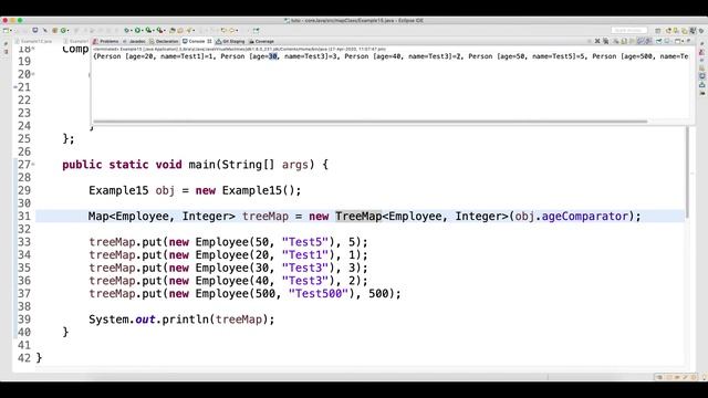 Store Comparator Type Object in TreeMap Video-73 смотреть онлайн