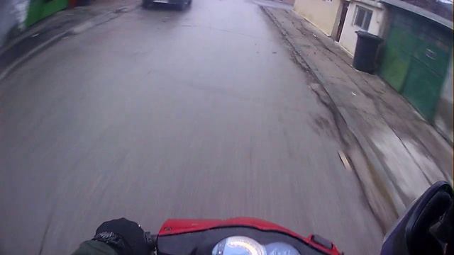 Тест на скутер с турбина /уж 50куб.с/