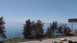 Дорога от ЖК Красный Штурм к морю. Курортный проспект. Пляж Красный Штурм.