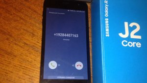 Звонок на Samsung Galaxy J2 Core I Incoming call on Samsung Galaxy J2 Core