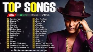 Bruno Mars, Adele, Maroon 5, Miley Cyrus, Selena Gomez, The Weeknd, Ed Sheeran - Popular Songs 2023