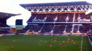 Wolves fans after e-bank landel's goal v Leyton Orient 2013 1-1