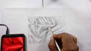 HOW TO SKETCH HYPER REALISTIC SILKY CLOTH TEXTURE ?